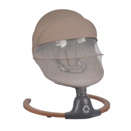 Bebe Stars Κούνια Ηλεκτρική Fluffy Natural Beige 257-182
